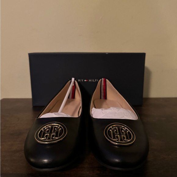Tommy Hilfiger - Ganimay Ballet Flats - Black - Size 11 - Picture 3 of 7